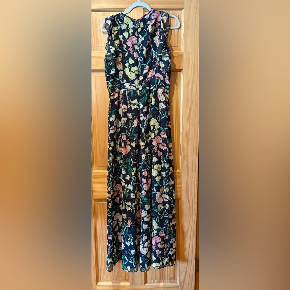 Tommy Hilfiger Printed Ruffled Wide Leg Jumpsuit women’s size 8 - Picture 3 of 16